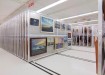 High Density Mobile Shelving Art Rack