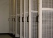 High Density Mobile Shelving Art Rack