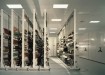 High Density Mobile Shelving Art Rack