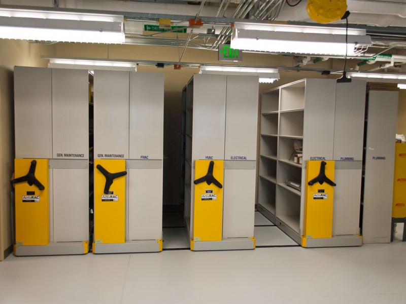 Industrial Mechanical Mobile Shelving & Storage (ActivRac)