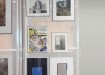 High Density Mobile Shelving Art Rack